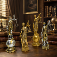 Statuette Moderne Déesse de la Richesse en Résine, Décoration d'Intérieur, Ornement de Bureau, Cadeau d'Affaires, Fourniture de Décoration