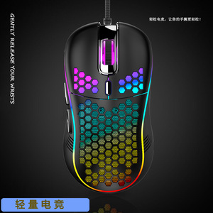 เมาส์รังผึ้งที่เหมาะสม คุ้มค่า น้ำหนักเบา เหมาะสำหรับเกมเมอร์ - Product Image 2