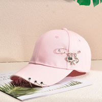 BSBH diseño de moda logotipo personalizado gorras de béisbol decoración anillo de Metal gorra camionero personalizado Unisex único Rock Iron papá sombreros personalizados