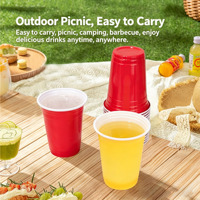 Gobelets en papier personnalisés avec logo, 12oz et 16oz, à paroi simple, écologiques, réutilisables et jetables, pour bière, fêtes et camping, vente en gros