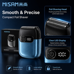 เครื่องโกนหนวด MS-9703B ราคาโรงงาน ใบมีดสามใบ กันน้ำ IPX7 ระดับมืออาชีพ ชาร์จไฟได้ สำหรับผู้ชาย ราคาโรงงานโดยตรง - Product Image 5
