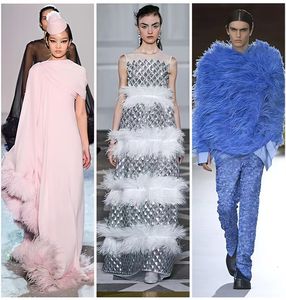 Bordure en plumes d'autruche douces pour la haute couture, le carnaval, la décoration de mariage, Halloween et les projets de bricolage faits main - Product Image 3