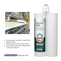Adhésif structurel polyuréthane bicomposant pour la construction, l'électronique grand public, l'emballage et le collage cellule à cellule