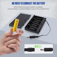 MRCARTOOL E60 ECU Notstromversorgungskabel 12V OBD2 Fahrzeug-Notstromversorgungskabel Plug-and-Play Starke Kompatibilität