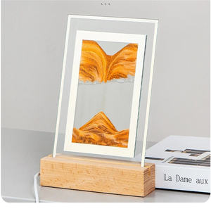 Vente en gros de <span class=keywords><strong>sable</strong></span> de haute qualité image <span class=keywords><strong>magique</strong></span> paysages de <span class=keywords><strong>sable</strong></span> en mouvement art de <span class=keywords><strong>sable</strong></span> mouvant coloré peinture <span class=keywords><strong>sablier</strong></span> lumière led pour bureau - Product Image 1