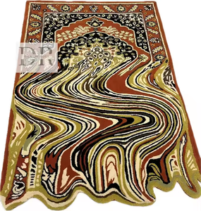 Tapis en laine persan de luxe moderne personnalisé grand design tendance irrégulier pour le sol de la maison pour le salon, la salle à manger, la chambre à coucher et l'hôtel - Product Image 1