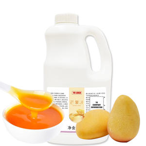 Jus concentré aromatisé à la fraise en bouteille pour sirop de fruits halal et applications de garniture pour bubble tea aux meilleurs prix - Product Image 4