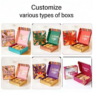 Caja de Regalo Portátil de Lujo Personalizada de Alta Gama, Material Ecológico, Diseño Delicado con Inserciones, Patrón en Relieve, para Galletas y Postres - Product Image 5