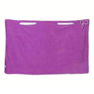 Serviette de toilette en molleton corail pour femmes Serviette de bain Upsize Logo Robe Jupe Grande Absorption d'eau Forte Serviette à capuche en microfibre - Product Image 1