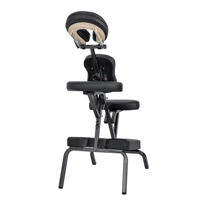 Chaise de thérapie de tatouage légère pliable avec berceau en éponge épaisse réglable pour le massage de salon de spa client avec sac de transport