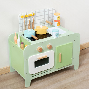 Mini ensemble de jeux de <span class=keywords><strong>cuisine</strong></span> en bois vert éducation précoce vie <span class=keywords><strong>cuisine</strong></span> jouets <span class=keywords><strong>d</strong></span>'<span class=keywords><strong>apprentissage</strong></span> pour la maison de jeu de rôle des filles - Product Image 1