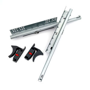 引き出しスライド2倍押して開く隠し伸縮レールソフトクローズフルエクステンションアンダーマウント隠し引き出しスライド - Product Image 2