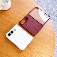 Étui magnétique pour iPhone DUO, étui de protection pliable pour iPhone avec protection d'écran intégrée et étui anti-chute