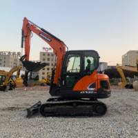 Excavadora Usada de Marca Coreana Doosan DX60-9C, Excavadora de Orugas de 6 Toneladas, Cucharón de 0.21m3, Maquinaria de Construcción