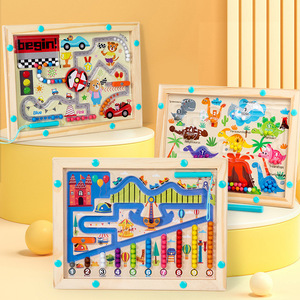 Jeu de jouets éducatifs en bois Montessori : labyrinthes 3 styles, animaux et transports, pour le développement cognitif des enfants de 2 à 4 ans – Le cadeau idéal - Product Image 5