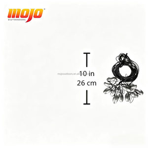 MOJO Outdoors  Texas Rig en acier inoxydable à dépliage rapide 6 Oz. X 18" Leurre de chasse au canard anti-emmêlement pour la pêche en marais et en eau ouverte - Product Image 6