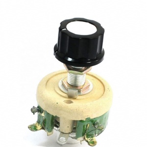 25W 50 OHM potenziometro a filo ad alta potenza, reostato, resistenze variabili con manopola - Product Image 3