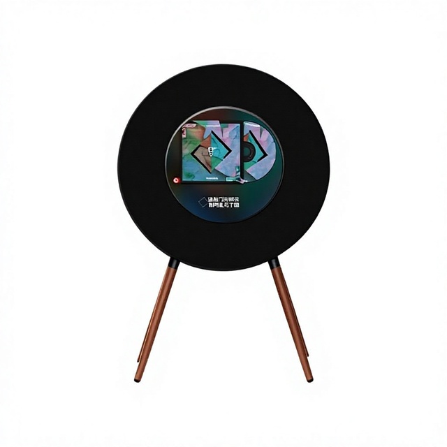 MORRORART R1 ABS+PC Material for 5.0 Floating Subtitle Display Smart Speaker with Heavy Bass for Living Room