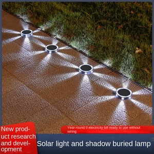 Lámpara de pie decorativa para jardín y patio exterior solar - Product Image 6