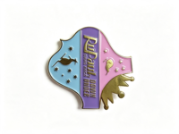 Ensemble de badges émaillés personnalisés, motifs couronne, étoile, montgolfière, badges de collection