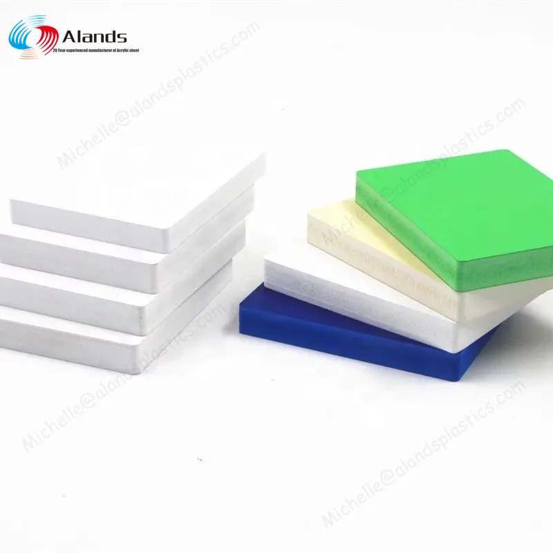 Alands genişletilmiş köpük 6mm, köpük çekirdek plastik levha, pvc köpük panel reklam için