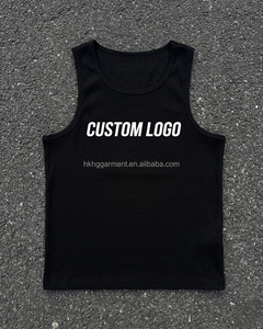 Camiseta sin mangas con efecto vintage, estilo boxy, para hombre, de algodón ligero, con lavado ligeramente desgastado. - Product Image 1
