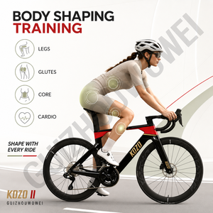 จักรยานฟิตเนสน้ำหนักเบา 700C Ultegra Di2 ระบบดิสก์ไฮดรอลิก สำหรับคาร์ดิโอและการควบคุมน้ำหนัก Kozo2-8170 KOZO II คุณภาพสูง - Product Image 3