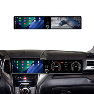 Autoradio MOOKAKA double écran 12,3 pouces pour Ssang Yong <span class=keywords><strong>Tivoli</strong></span> Noir mat 2015-2019 CarPlay sans fil Écran tactile Lecteur vidéo 4G Android - Product Image 1