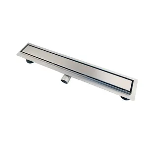 SQUARE FLOOR DRAIN STAINLESS STEEL BATHROOM DOOR SEWER SHOWER