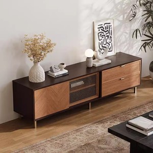 Meuble <span class=keywords><strong>TV</strong></span> en maille de cuivre de style chinois Table basse meuble <span class=keywords><strong>TV</strong></span> Simple maison salon support <span class=keywords><strong>TV</strong></span> en bois massif sur pied - Product Image 3