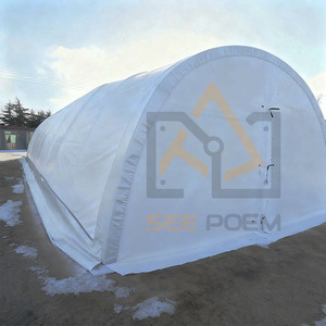 Abri <span class=keywords><strong>de</strong></span> <span class=keywords><strong>stockage</strong></span> d'entrepôt en tissu double PE imperméable SD3050, abri <span class=keywords><strong>tunnel</strong></span> industriel professionnel robuste et ignifuge - Product Image 6