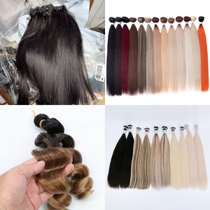 Extensiones de Cabello Virgen Remy Vietnamita Super Double Drawn con Trama, Cabello Crudo con Cutícula Alineada, Liso Extremo, Proveedor Confiable - Product Image 3