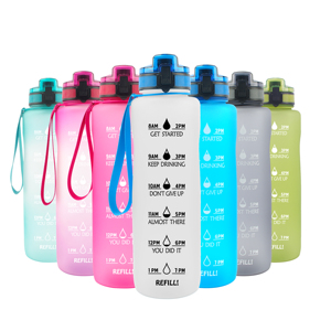 Botella <span class=keywords><strong>de</strong></span> <span class=keywords><strong>Agua</strong></span> Motivacional <span class=keywords><strong>de</strong></span> 1000 ml con Marcador <span class=keywords><strong>de</strong></span> Tiempo, Tapa Abatible y Correa <span class=keywords><strong>de</strong></span> Transporte para Gimnasio, Viajes y Actividades al Aire Libre - Product Image 6