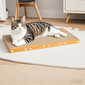 Di alta qualità moderna in cartone ecologico gatto graffio naturale erba gatta soffice palla Indoor gatti resistente all'usura <span class=keywords><strong>Pet</strong></span> - Product Image 2