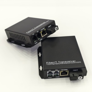Émetteur et récepteur optique Émetteur-récepteur à fibre optique 20KM 2 ports RJ11 Convertisseur de média voix vers fibre avec port RJ45 100Mbps - Product Image 4