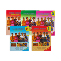 Manuel de sciences sociales de haute qualité pour l'école primaire (1ère à 6ème année) – Reliure parfaite, papier offset, pour l'impression de livres destinés aux écoles africaines