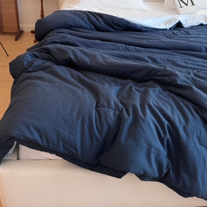 Siêu mềm polyester sợi <span class=keywords><strong>comforters</strong></span> cho nữ hoàng giường ngỗng xuống thay thế mùa thu Quilt AC Comforter - Product Image 4