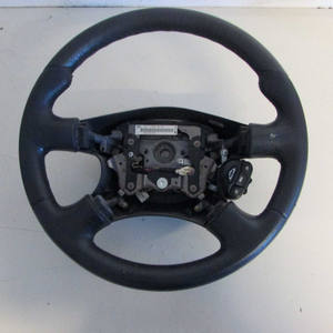 Volante Sportivo Nissan Almera Mk2 N16 Senza Airbag in Pelle e Materiale PU con Cuciture Rosse 6015847 - Product Image 1