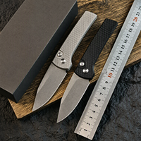 Navaja Plegable Compacta EDC MagnaMax de Acero con Mango de Aluminio, Táctica, para Exteriores, Camping, Supervivencia, Caza, Regalo, 79g
