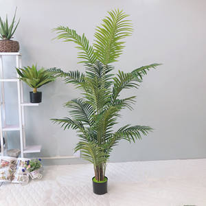 Palmera Artificial de Madagascar <span class=keywords><strong>Dypsis</strong></span> Lutescens, Material de PU en Macetas para Decoración del Hogar, Plantas de Interior Resistentes a los Rayos UV y Ecológicas - Product Image 4