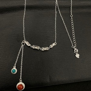 Collier fait main de style ethnique mongol, design <span class=keywords><strong>Shaga</strong></span> spécial, bijoux personnalisés chics - Product Image 2