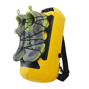 Folding Outdoor Multi-Function Waterproof Backpack Insulation Double Shoulder Strap Dry Wet Separation Fashionable Zipper for - Product Image 2