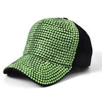 Gorra de Béisbol Versátil, Gorro de Diamantes de Moda para Mujer