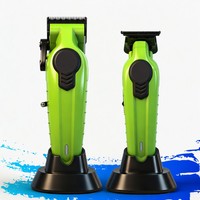 Tondeuse à cheveux sans fil 2500 mAh, lame en céramique DLC, indicateur LED, pour usage domestique et toilettage masculin, tondeuse électrique rasoir de précision