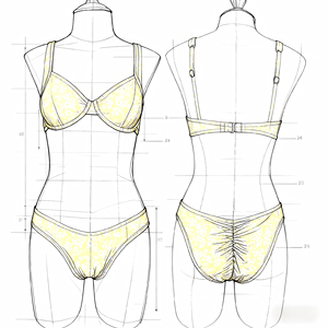 Traje <span class=keywords><strong>de</strong></span> Baño <span class=keywords><strong>de</strong></span> Dos Piezas para Mujer, Bikini con Estampado Floral, Secado Rápido, Personalizado al por Mayor, para <span class=keywords><strong>Playa</strong></span> - Product Image 1