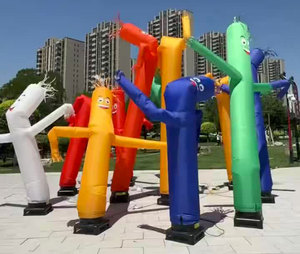 Sky Dancer Inflável de Alta Qualidade <span class=keywords><strong>20FT</strong></span>, Boneco Ondulante Personalizado, Nylon Impermeável, Alimentado por Bateria, Publicidade com Logotipo Personalizado, À Prova de Vento a Gás - Product Image 4