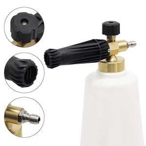 2024 Yaoen <span class=keywords><strong>Lance</strong></span> de canon de mousse de neige en laiton de haute qualité avec bouteille blanche <span class=keywords><strong>boule</strong></span> robuste 5G filtre à mailles faire une mousse plus riche - Product Image 3