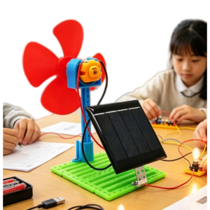 Mini Ventilador Solar, Kit de Experimentos Científicos DIY, Energía Renovable, Modelo Educativo STEM para Niños, Juguete de Aprendizaje de Física - Product Image 4