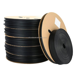 Tuyaux thermorétractables en PE noir 4:1, tube thermorétractable pour isolation électrique, <span class=keywords><strong>gaine</strong></span> thermorétractable - Product Image 1