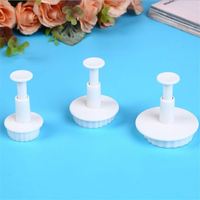 3 Stks/set 3D Fondant Cakevorm Gereedschappen Blauw Grote Beroemde Sea Shell Vorm Bakvormen Sugarcraft Mold Cookies Cutter Cake Tool